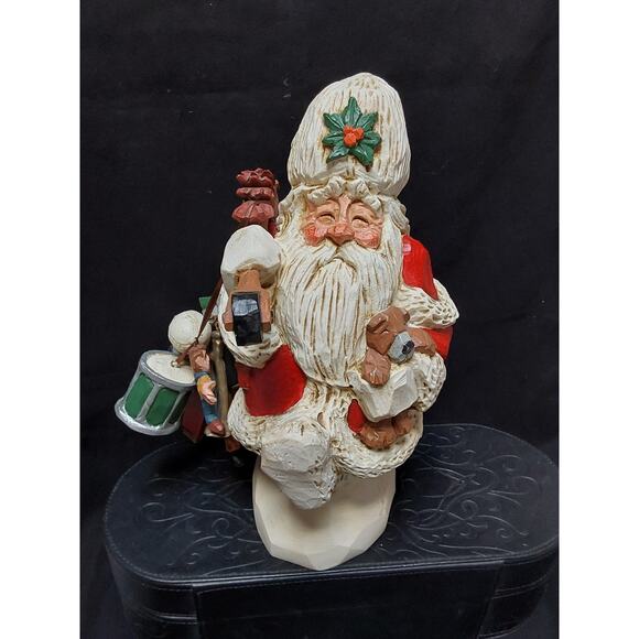 David Frykman "Toy maker March" wooden carved Santa Limited Gallery Edition 1994 - Picture 1 of 5
